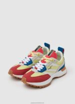 Acid Yellow Lucky Print Combined Sneakers Pepe Jeans L20F2F572 Women - Image 3