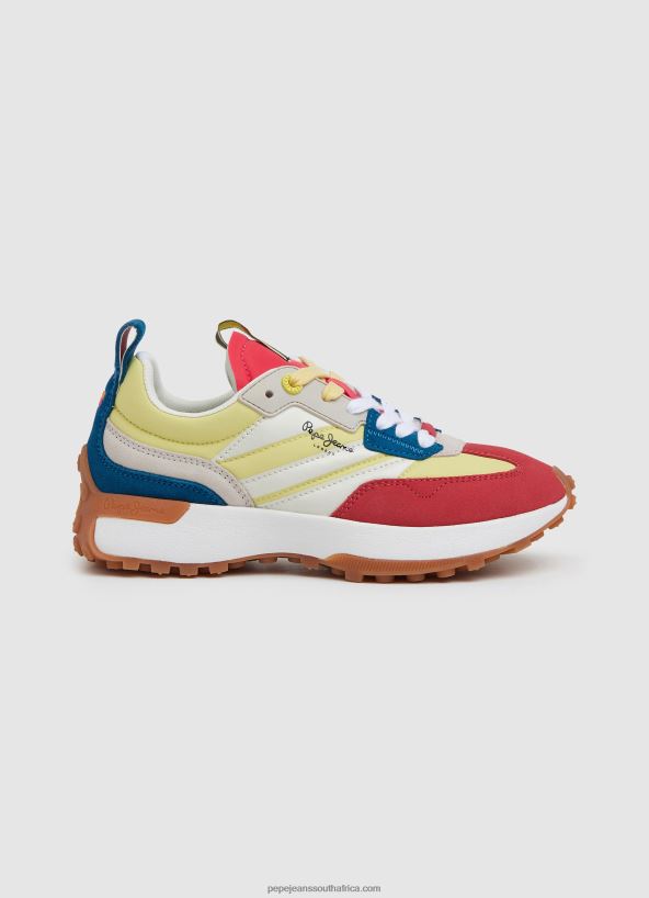 acid_yellow_lucky_print_combined_sneakers_pepe_jeans_l20f2f572_women.jpg Acid Yellow Lucky Print Combined Sneakers Pepe Jeans L20F2F572 Women - Image 1