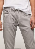 Argent Stanley Regular Jogger Pants Pepe Jeans L20F2F1101 Men - Image 3