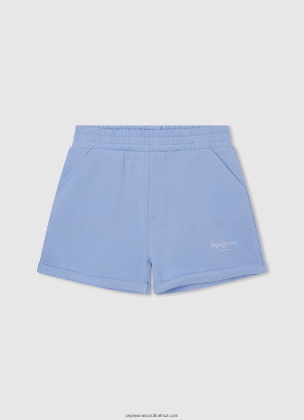 bay_elastic_waist_cotton_shorts_pepe_jeans_l20f2f1501_girl.jpg Bay Elastic Waist Cotton Shorts Pepe Jeans L20F2F1501 Girl - Image 1