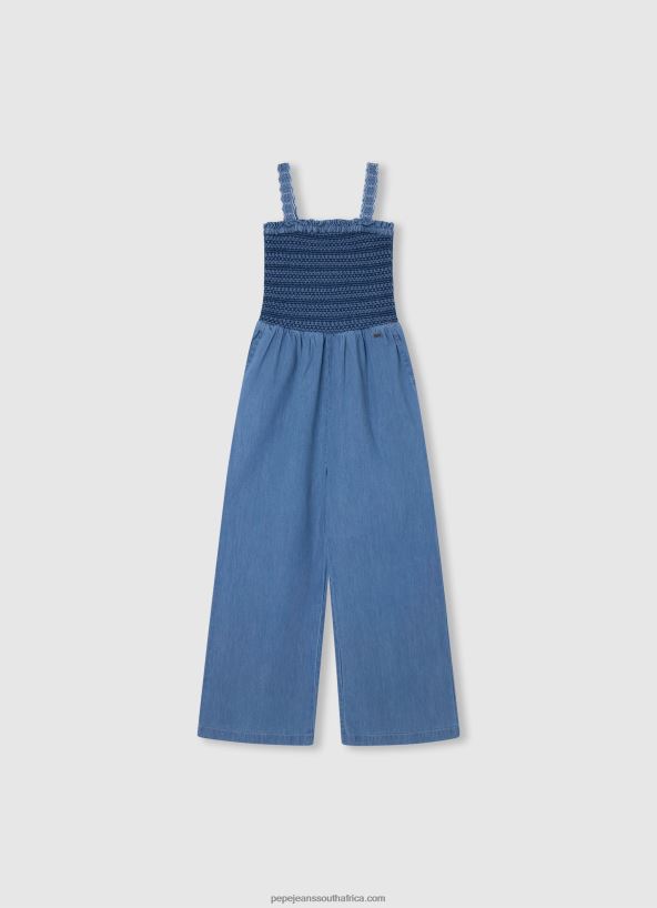 bay_jammie_long_denim_jumpsuit_pepe_jeans_l20f2f1381_girl.jpg Bay Jammie Long Denim Jumpsuit Pepe Jeans L20F2F1381 Girl - Image 1
