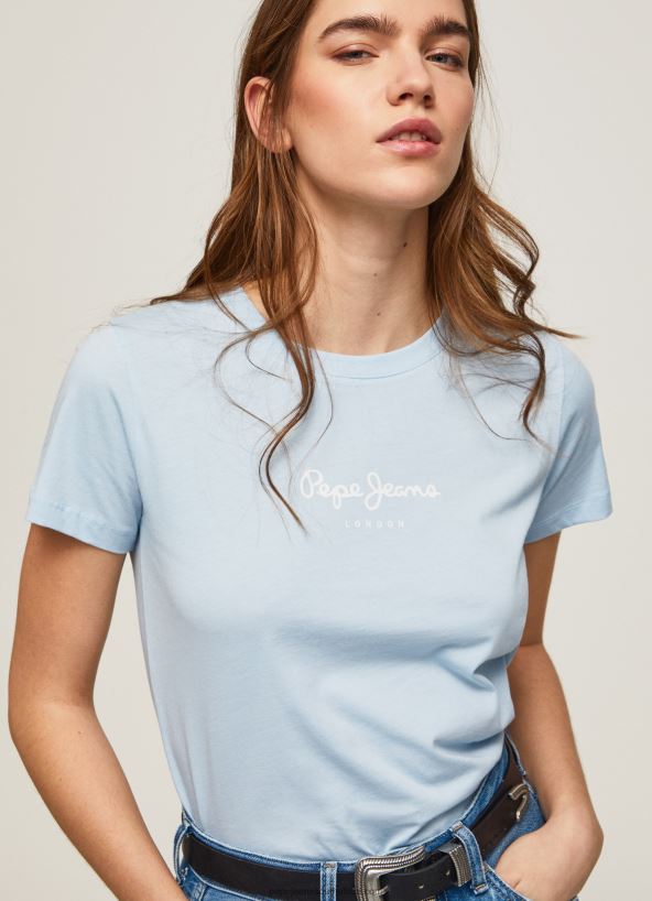 bay_printed_t_shirt_pepe_jeans_l20f2f382_women.jpg Bay Printed T-Shirt Pepe Jeans L20F2F382 Women - Image 1