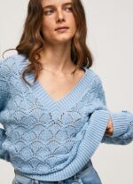 Bay Relaxed Fit Openwork Jersey Pepe Jeans L20F2F229 Women