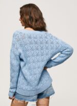 Bay Relaxed Fit Openwork Jersey Pepe Jeans L20F2F229 Women - Image 4