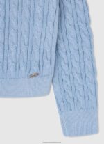 Bay Rounded Collar Braided Jersey Pepe Jeans L20F2F1406 Girl - Image 3
