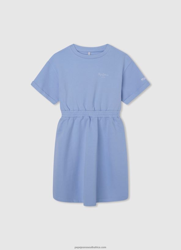 bay_rounded_collar_mini_dress_pepe_jeans_l20f2f1388_girl.jpg Bay Rounded Collar Mini Dress Pepe Jeans L20F2F1388 Girl - Image 1