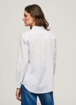 Bay Striped Cotton Voile Shirt Pepe Jeans L20F2F324 Women - Image 4