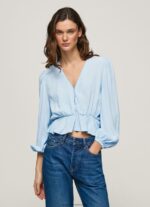 Bay V-Neck Cropped Fit Top Pepe Jeans L20F2F326 Women