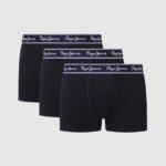 Black 3Pack Stretchy Cotton Boxers Pepe Jeans L20F2F1161 Men