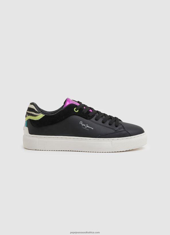 black_adams_ari_basic_sneakers_pepe_jeans_l20f2f613_women.jpg Black Adams Ari Basic Sneakers Pepe Jeans L20F2F613 Women - Image 1