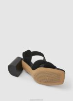 Black Altea Basic Suede Sandals Pepe Jeans L20F2F648 Women - Image 5