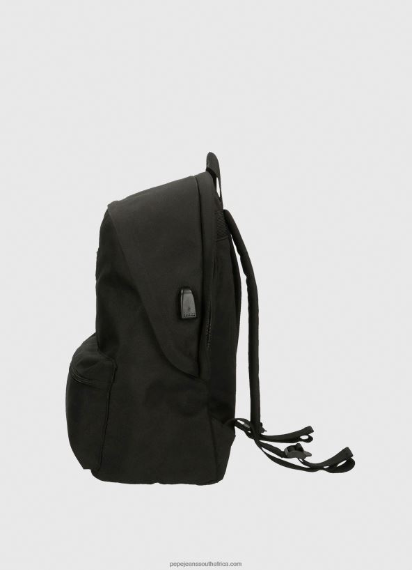 Black Aris Double Zip Performance Backpack Pepe Jeans L20F2F752 Women - Image 4