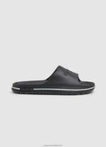Black Beach Slide Flip Flops Pepe Jeans L20F2F1274 Men