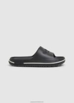 Black Beach Slide Flip Flops Pepe Jeans L20F2F696 Women