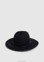 Black Breathable Wide-Brimmed Hat Pepe Jeans L20F2F776 Women - Image 2