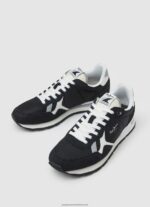 Black Brit Combined Sneakers Pepe Jeans L20F2F1200 Men - Image 3