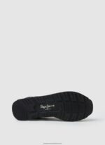 Black Brit Combined Sneakers Pepe Jeans L20F2F1200 Men - Image 5