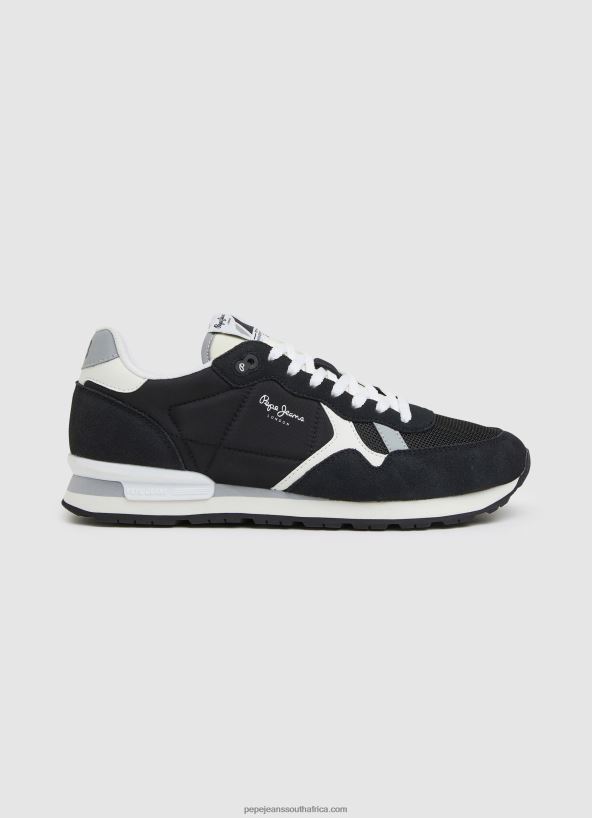 black_brit_combined_sneakers_pepe_jeans_l20f2f1200_men.jpg Black Brit Combined Sneakers Pepe Jeans L20F2F1200 Men - Image 1