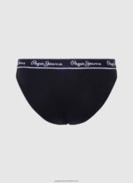 Black Classic Panty With Printed Logo Pepe Jeans L20F2F550 Women - Image 2