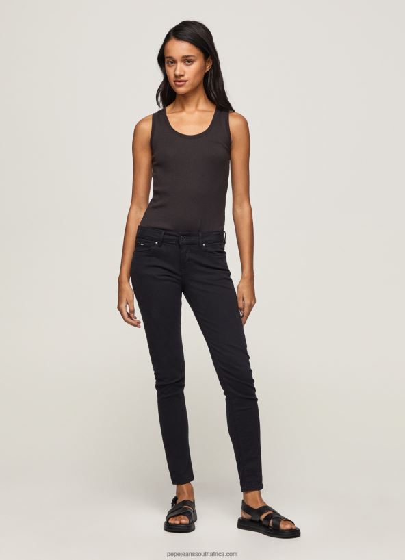 black_classic_skinny_trousers_pepe_jeans_l20f2f297_women.jpg Black Classic Skinny Trousers Pepe Jeans L20F2F297 Women - Image 1