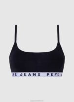 Black Classic Thong With Printed Logo Pepe Jeans L20F2F569 Women - Image 4