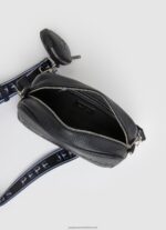 Black Embossed Logo Maxi Crossbody Bag Pepe Jeans L20F2F713 Women - Image 3