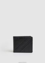 Black Engraved Logo Leather Wallet Pepe Jeans L20F2F1298 Men - Image 5