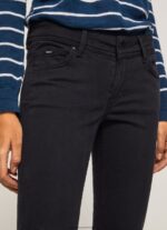Black Flare Slim Trousers Pepe Jeans L20F2F294 Women - Image 3