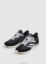 Black Foster Man Combined Sneakers Pepe Jeans L20F2F1199 Men - Image 2