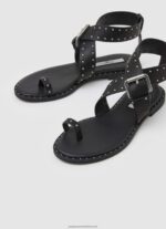 Black Hayes Trend Flat Sandals Pepe Jeans L20F2F656 Women - Image 3