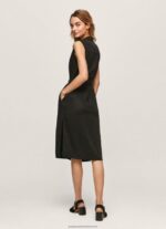 Black Lapel Collar Dress Pepe Jeans L20F2F224 Women - Image 4