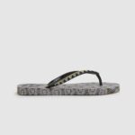 Black Rake Coin Beach Flip Flops Pepe Jeans L20F2F704 Women