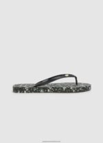 Black Rake Garden Night Beach Flip Flops Pepe Jeans L20F2F701 Women