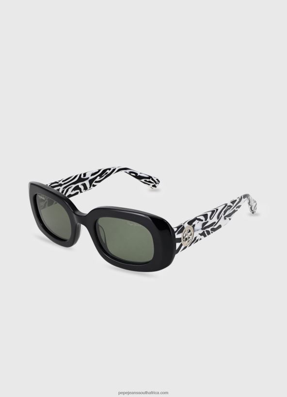 black_rectangular_sunglasses_pepe_jeans_l20f2f767_women.jpg Black Rectangular Sunglasses Pepe Jeans L20F2F767 Women - Image 1