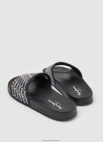Black Slider Set Beach Flip Flops Pepe Jeans L20F2F692 Women - Image 4