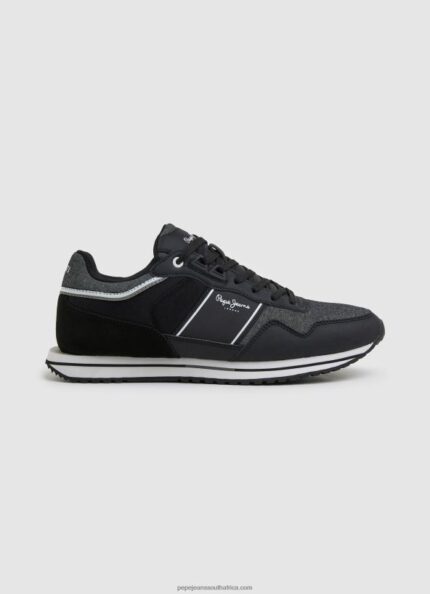 Black Tour Club Combined Sneakers Pepe Jeans L20F2F1197 Men