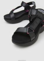 Black Venus Ace Trek Sandals Pepe Jeans L20F2F687 Women - Image 3