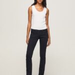 Black Venus Venus Straight Fit Low Waist Jeans Pepe Jeans L20F2F298 Women