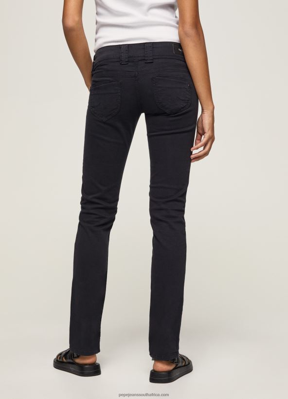 Black Venus Venus Straight Fit Low Waist Jeans Pepe Jeans L20F2F298 Women - Image 4
