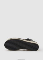 Black Witney Brand Wedge Sandals Pepe Jeans L20F2F643 Women - Image 5
