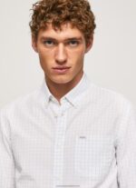 Bleach Blue Larry Slim Fit Poplin Shirt Pepe Jeans L20F2F1028 Men - Image 3