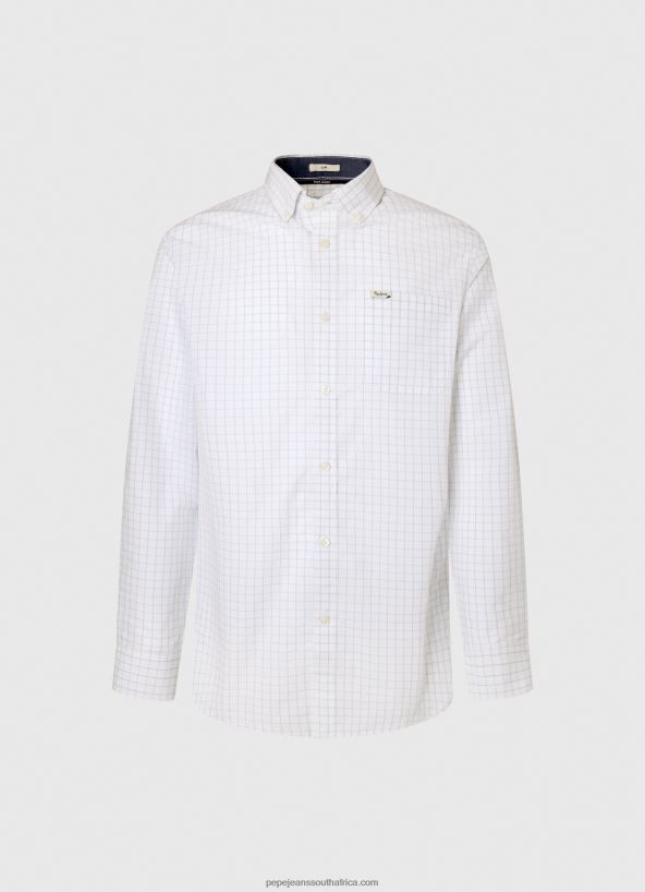 Bleach Blue Larry Slim Fit Poplin Shirt Pepe Jeans L20F2F1028 Men - Image 5