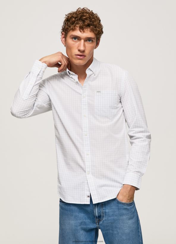 bleach_blue_larry_slim_fit_poplin_shirt_pepe_jeans_l20f2f1028_men.jpg Bleach Blue Larry Slim Fit Poplin Shirt Pepe Jeans L20F2F1028 Men - Image 1