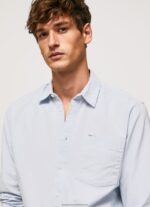 Bleach Blue Lawson Regular Fit Oxford Shirt Pepe Jeans L20F2F1052 Men - Image 3