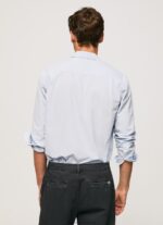 Bleach Blue Lawson Regular Fit Oxford Shirt Pepe Jeans L20F2F1052 Men - Image 4