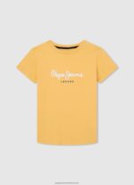Bleach Blue Logo Basic T-Shirt Pepe Jeans L20F2F1637 Boy - Image 3