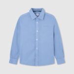 Bleach Blue Marske Regular Fit Oxford Shirt Pepe Jeans L20F2F1656 Boy