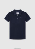 Bleach Blue Misterton Short Sleeved Shirt Pepe Jeans L20F2F1674 Boy - Image 4