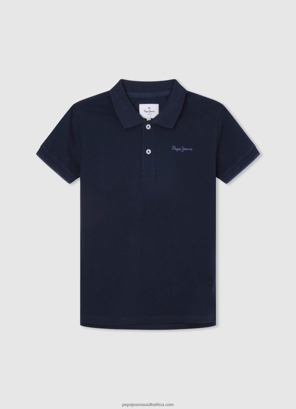 Bleach Blue Misterton Short Sleeved Shirt Pepe Jeans L20F2F1674 Boy - Image 4