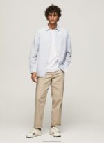Bleach Blue Parker Long Sleeved Shirt Pepe Jeans L20F2F1071 Men - Image 2